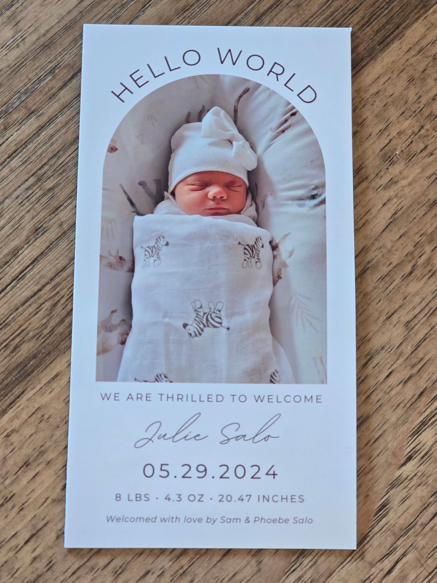 Baby Announcement Magnets (Pack of 25)